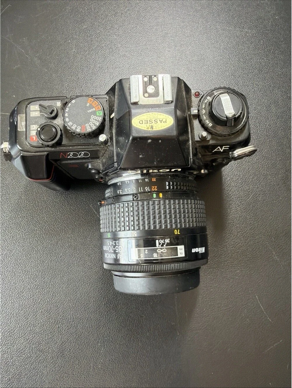 Nikon N2020 AF SLR 35 mm Analog SLR Camera  *UNTESTED AS IS FOR PARTS